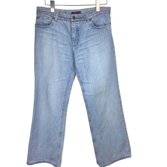 ROBERTO CAVALLI VINTAGE 90s EMBROIDERED BOHO JEANS - Picture 2 of 14